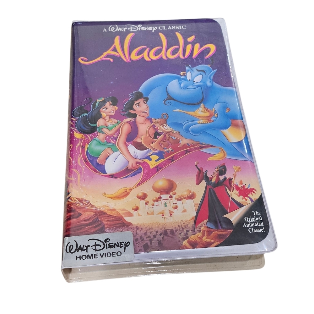 Walt Disney Black Diamond Aladdin VHS Tape